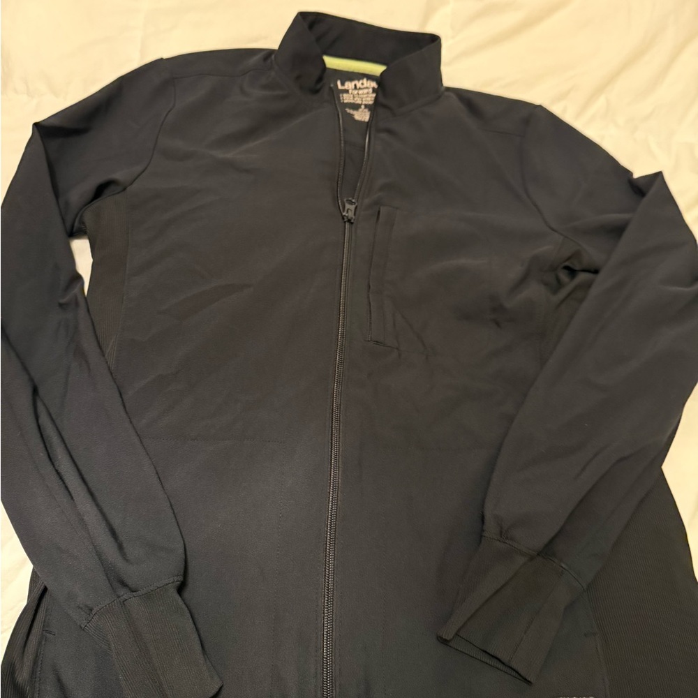 Black Full-Zip Lab Jacket